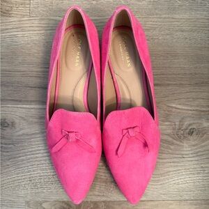 Cole Haan Pink Suede Flats
